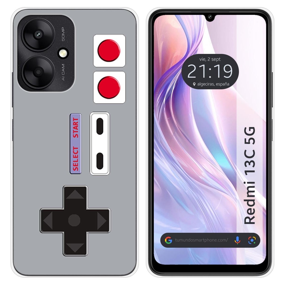 Funda Silicona para Xiaomi Redmi 13C 5G diseño Consola Dibujos