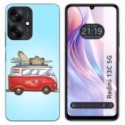 Funda Silicona para Xiaomi Redmi 13C 5G diseño Furgoneta Dibujos