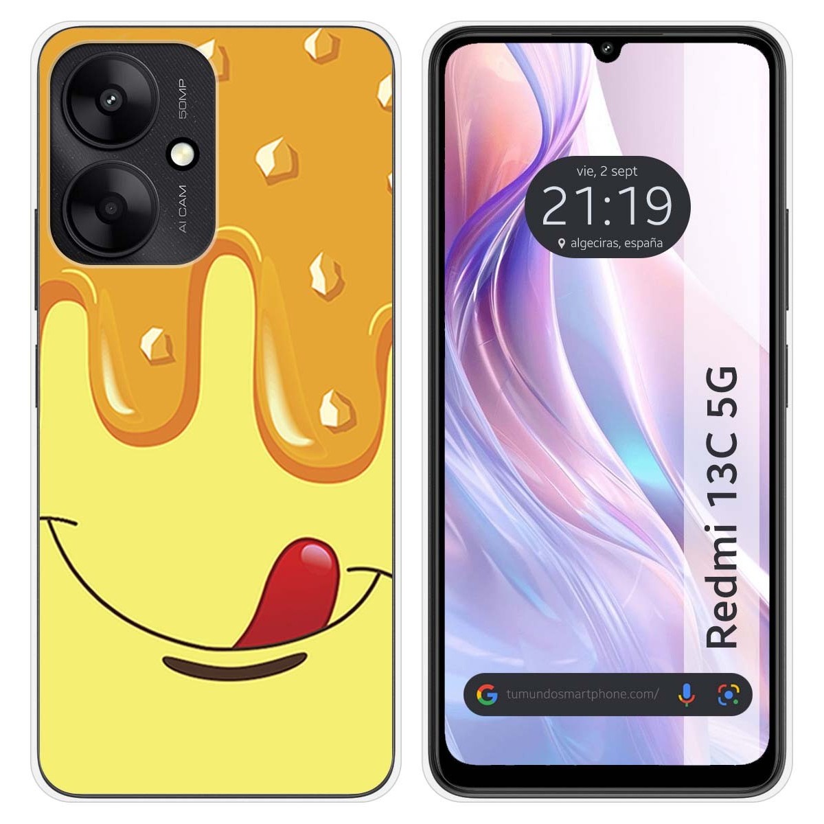 Funda Silicona para Xiaomi Redmi 13C 5G diseño Helado Vainilla Dibujos