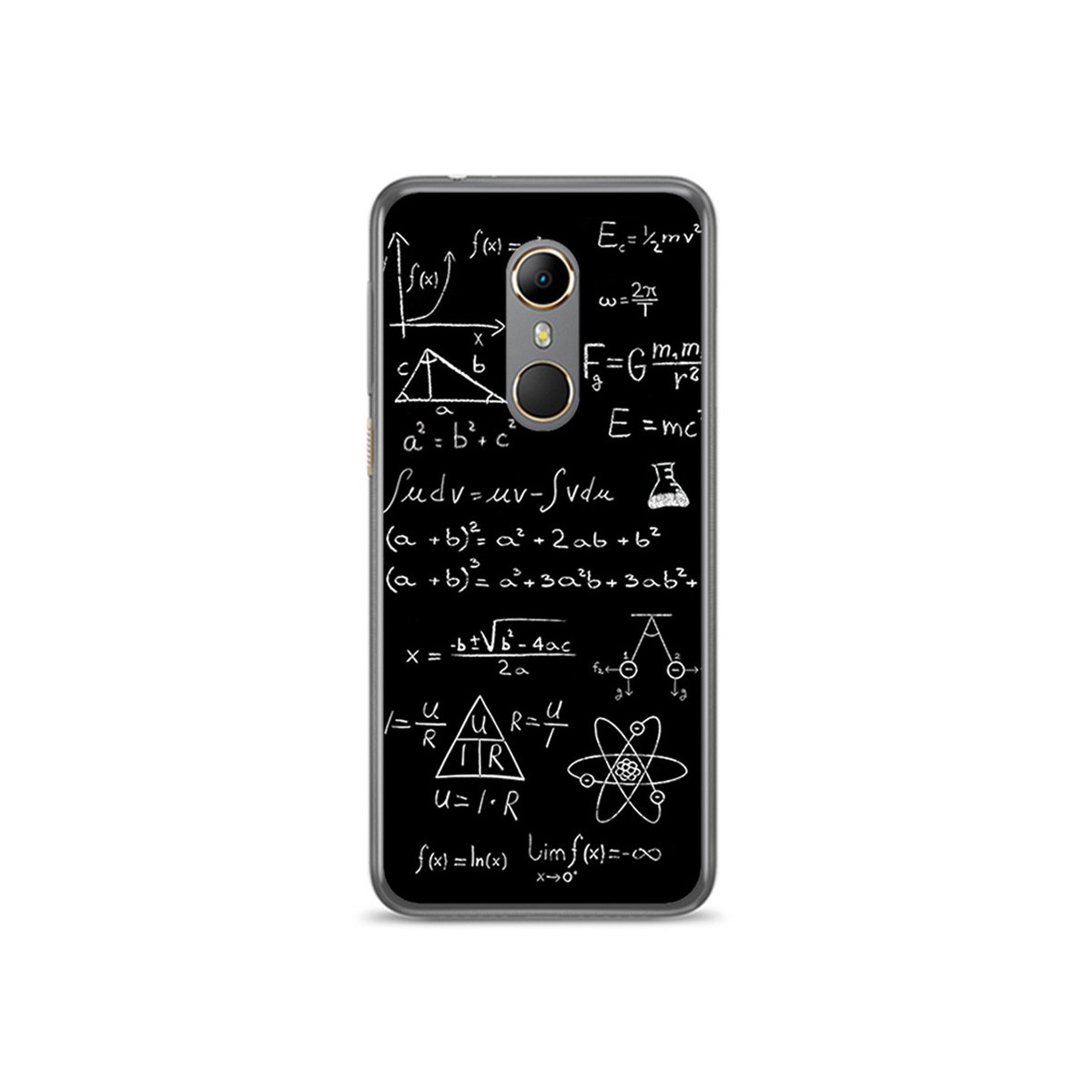 Funda Gel Tpu para Vodafone Smart N9 Diseño Formulas Dibujos