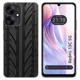 Funda Silicona para Xiaomi Redmi 13C 5G diseño Neumatico Dibujos