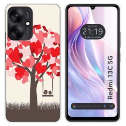 Funda Silicona para Xiaomi Redmi 13C 5G diseño Pajaritos Dibujos