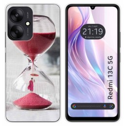 Funda Silicona para Xiaomi Redmi 13C 5G diseño Reloj Dibujos