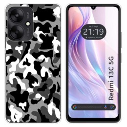 Funda Silicona para Xiaomi Redmi 13C 5G diseño Snow Camuflaje Dibujos