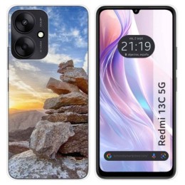 Funda Silicona para Xiaomi Redmi 13C 5G diseño Sunset Dibujos