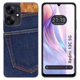 Funda Silicona para Xiaomi Redmi 13C 5G diseño Vaquero Dibujos