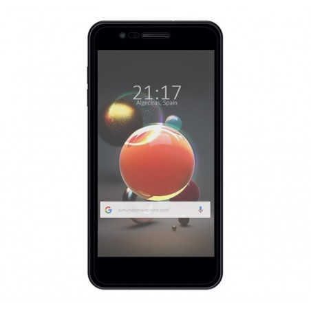 Protector Cristal Templado Frontal Completo Negro para Lg K9 Vidrio