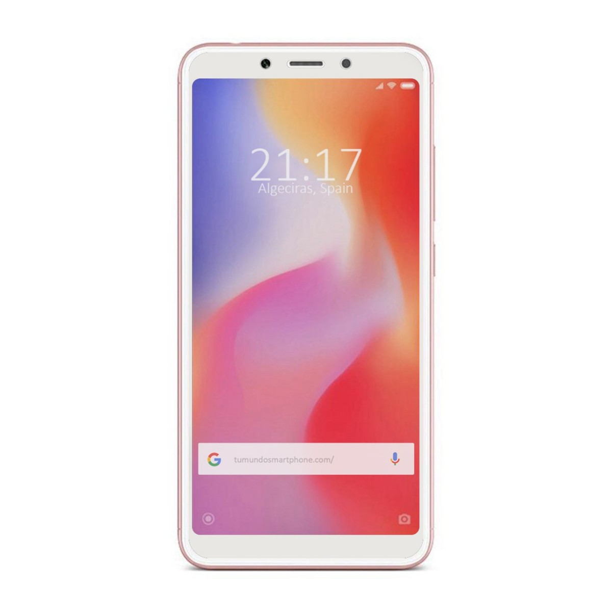 Protector Cristal Templado Frontal Completo Blanco para Xiaomi Redmi 6 / 6A Vidrio