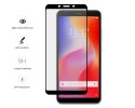 Protector Cristal Templado Frontal Completo Negro para Xiaomi Redmi 6 / 6A Vidrio