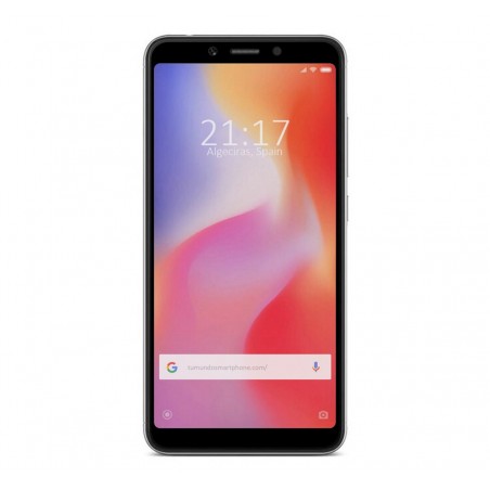 Protector Cristal Templado Frontal Completo Negro para Xiaomi Redmi 6 / 6A Vidrio