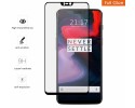 Protector Cristal Templado Completo Full Glue Negro para Oneplus 6 Vidrio
