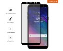 Protector Cristal Templado Completo Full Glue Negro para Samsung Galaxy A6 (2018) Vidrio
