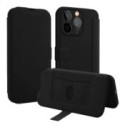 Funda Silicona Suave con Tapa para Samsung Galaxy A35 5G color Negra