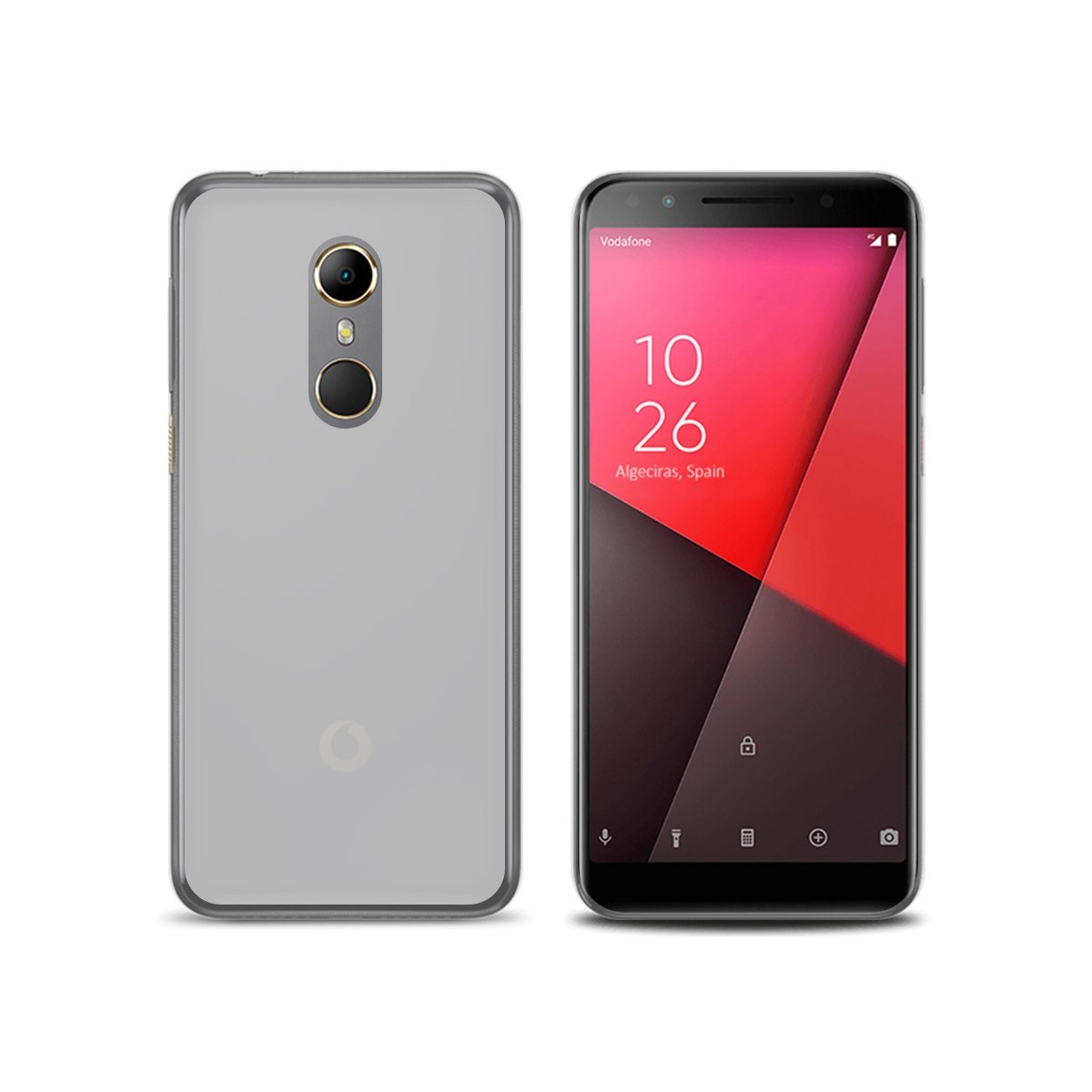 Funda Gel Tpu para Vodafone Smart N9 Color Transparente