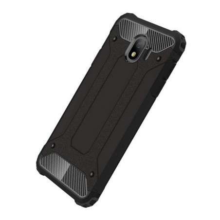 Funda Tipo Hybrid Tough Armor (Pc+Tpu) Negra para Samsung Galaxy J4 (2018)
