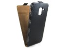 Funda Piel Premium Negra Ultra-Slim para Samsung Galaxy J6 (2018)