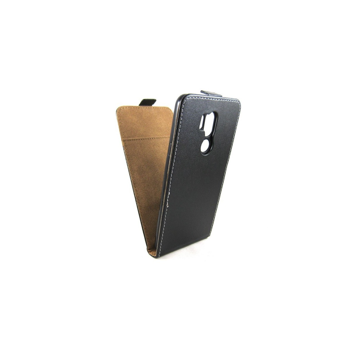 Funda Piel Premium Negra Ultra-Slim para Lg G7 Thinq