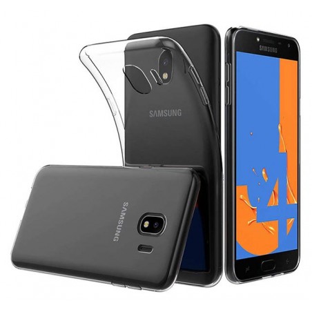 Funda Gel Tpu Fina Ultra-Thin 0,5mm Transparente para Samsung Galaxy J4 (2018)