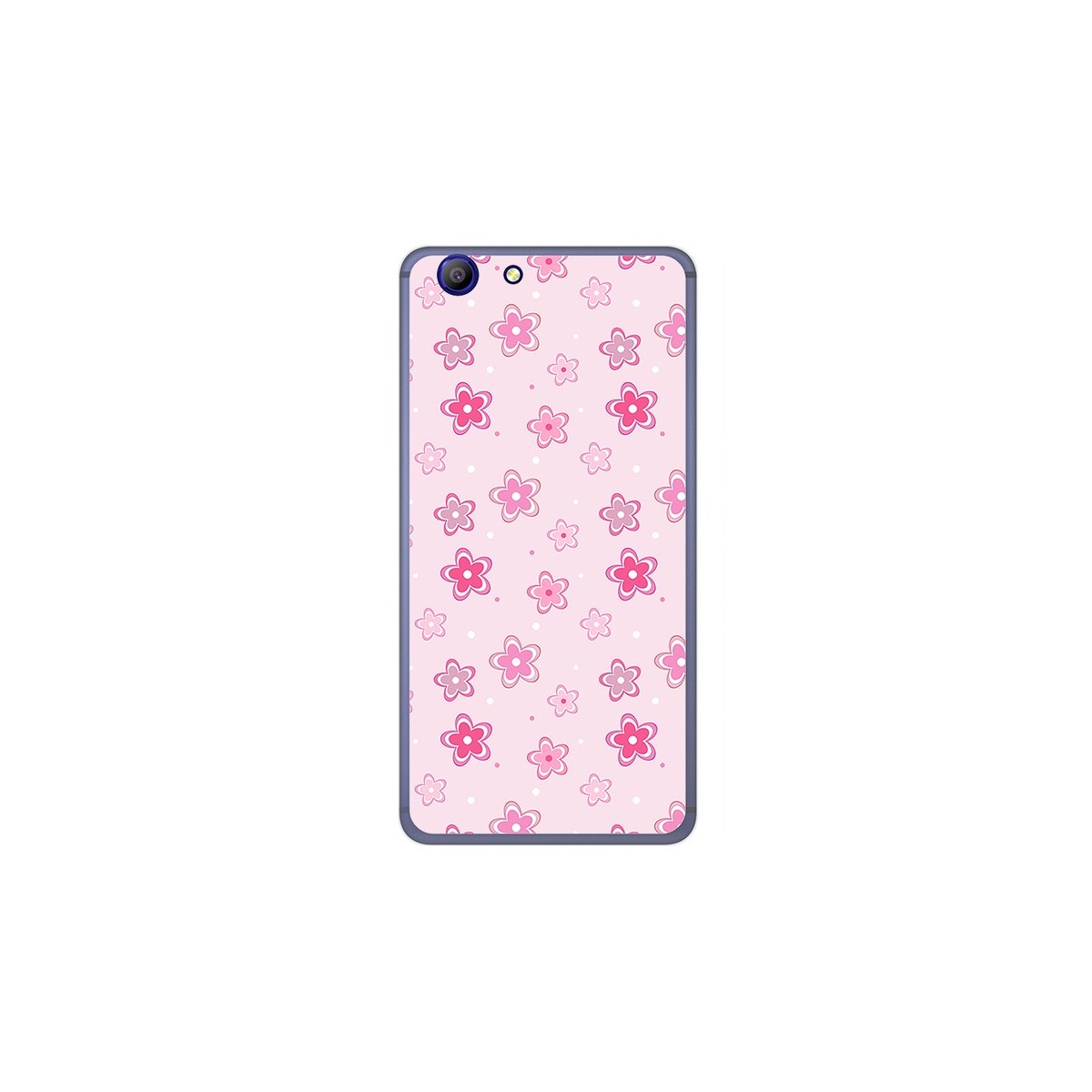 Funda Gel Tpu para Elephone R9 Diseño Flores Dibujos