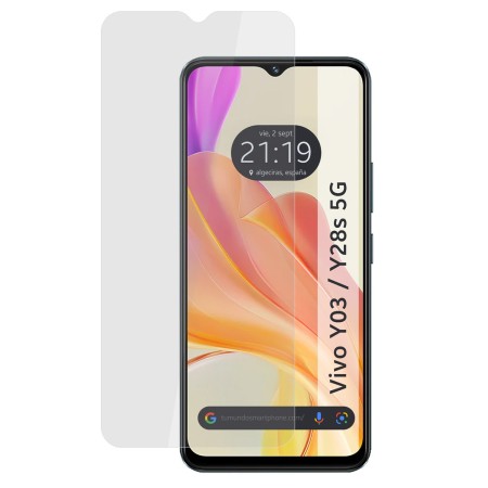 Protector Cristal Templado para Vivo Y03 / Y28s 5G Vidrio