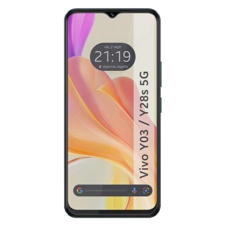 Protector Cristal Templado para Vivo Y03 / Y28s 5G Vidrio
