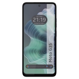 Protector Cristal Templado Completo 5D Full Glue Negro para Motorola Moto G35 5G Vidrio 2