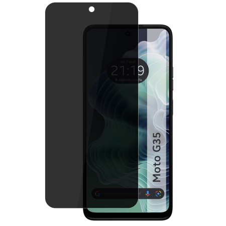 Protector Pantalla Hidrogel Privacidad Antiespías para Motorola Moto G35 5G