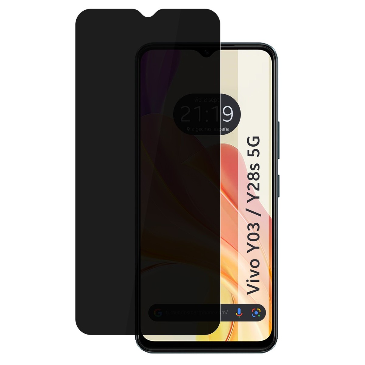 Protector Pantalla Hidrogel Privacidad Antiespías para Vivo Y03 / Y28s 5G