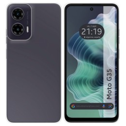 Funda Silicona Gel TPU Transparente para Motorola Moto G35 5G