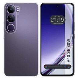 Funda Silicona Gel TPU Transparente para Vivo V40 SE 5G 80W