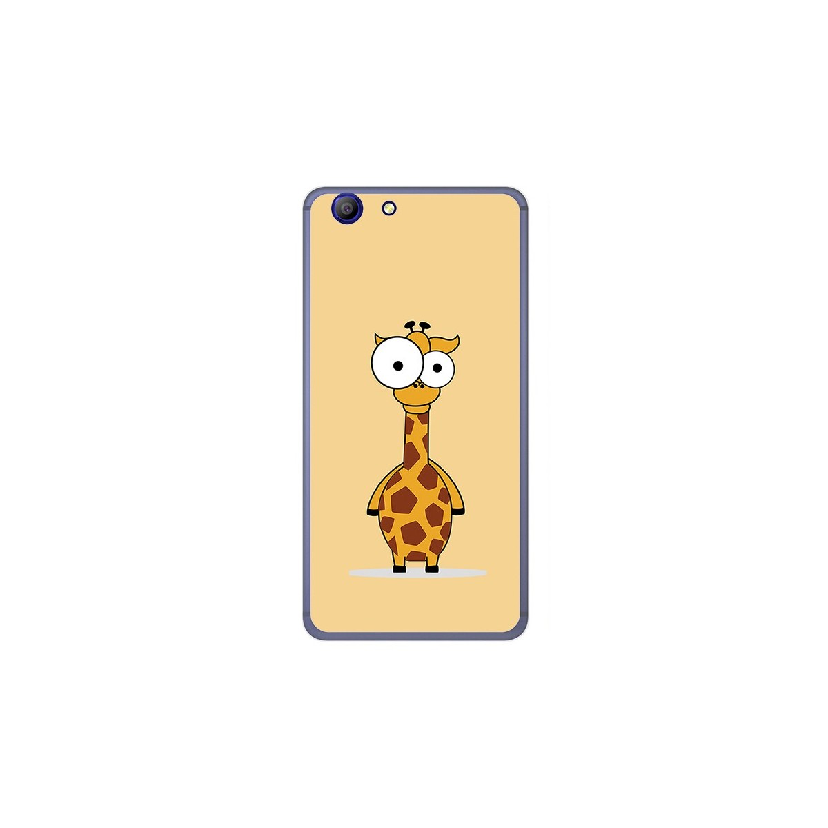 Funda Gel Tpu para Elephone R9 Diseño Jirafa Dibujos