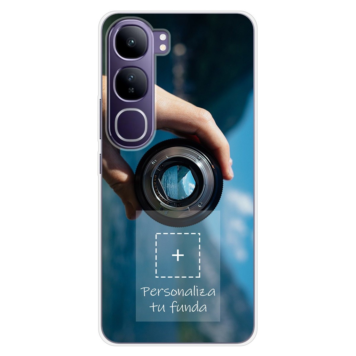 Personaliza tu Funda Silicona Gel Tpu Transparente con tu Fotografia para Vivo V40 SE 5G 80W Dibujo Personalizada