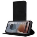 Funda Libro de Polipiel con tarjetero para Zte Blade A54 4G color Negra
