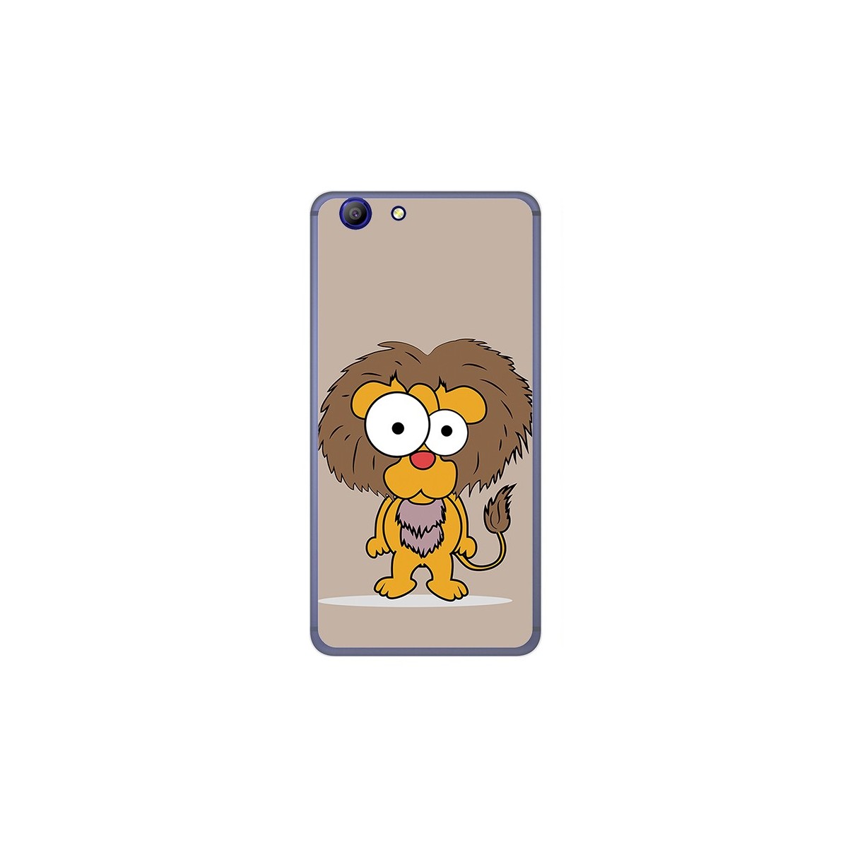 Funda Gel Tpu para Elephone R9 Diseño Leon Dibujos