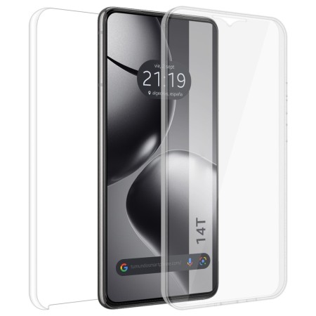 Funda Doble Transparente Pc + Tpu Full Body 360 para Xiaomi 14T 5G
