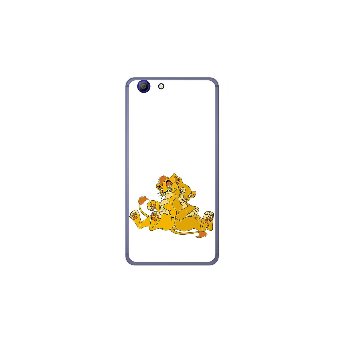 Funda Gel Tpu para Elephone R9 Diseño Leones Dibujos