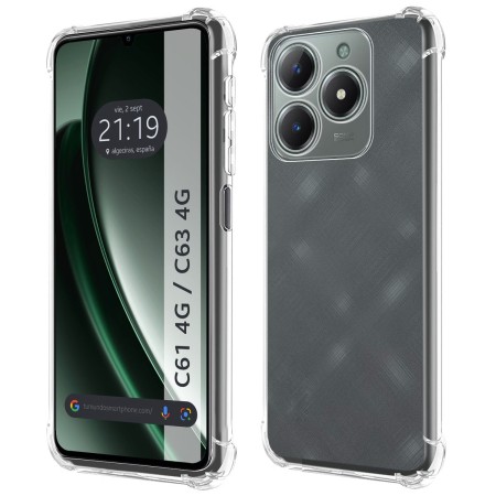 Funda Silicona Antigolpes Transparente para Realme Note 60