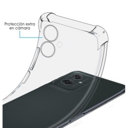 Funda Silicona Antigolpes Transparente para Motorola Moto G55 5G 2