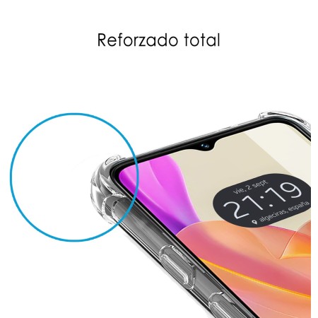Funda Silicona Antigolpes Transparente para Vivo Y03 / Y28s 5G