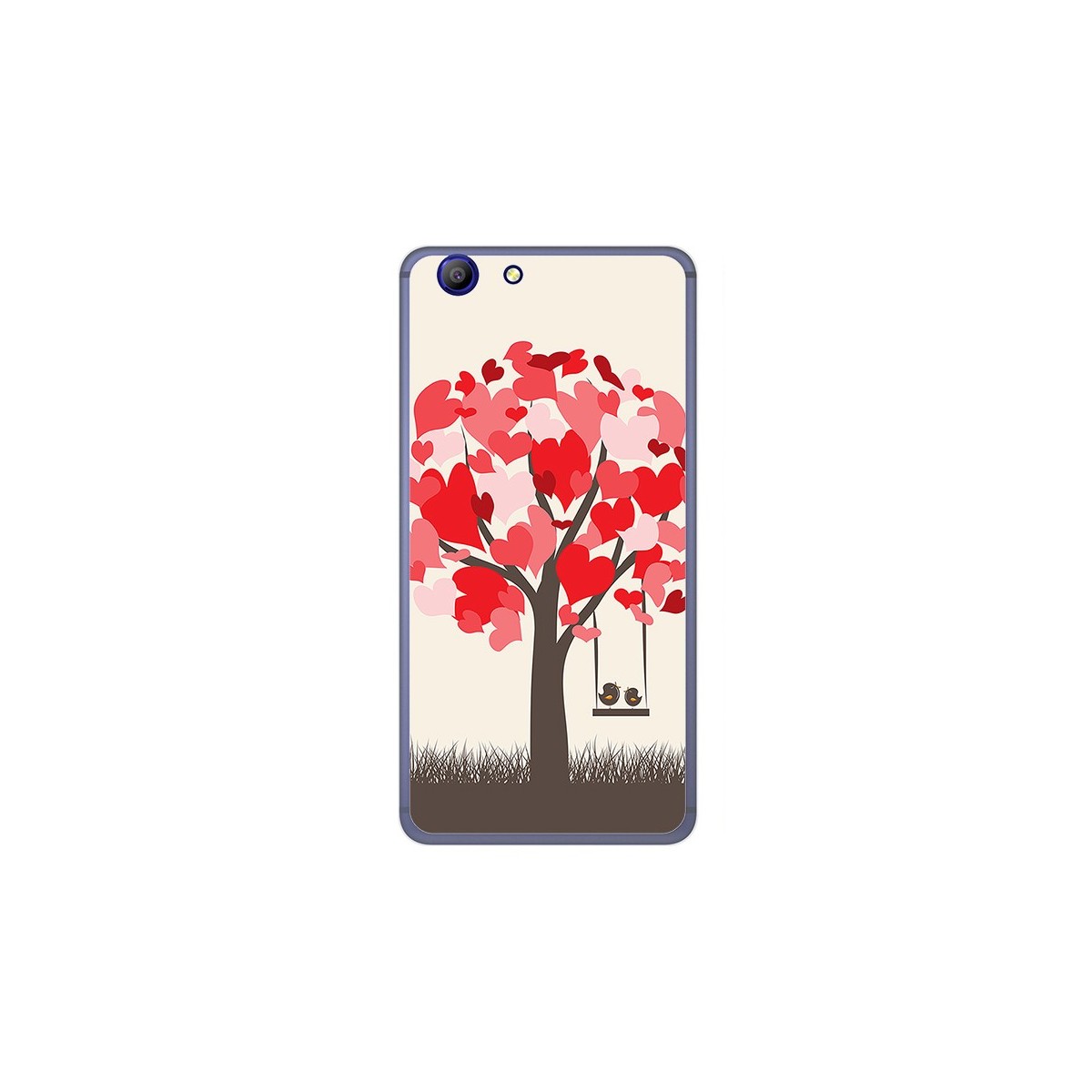 Funda Gel Tpu para Elephone R9 Diseño Pajaritos Dibujos