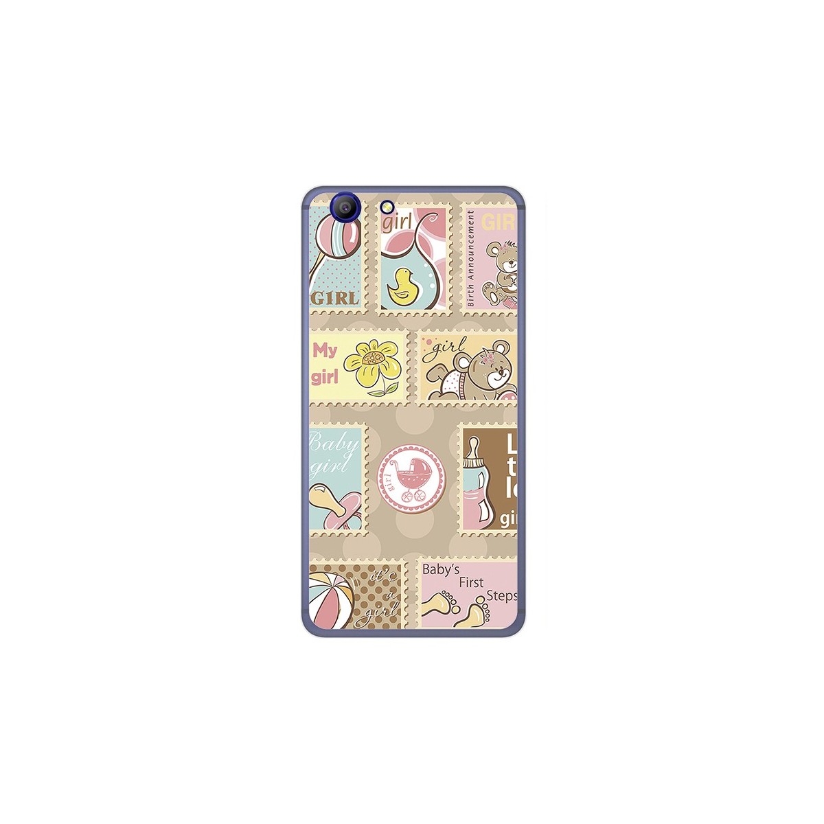 Funda Gel Tpu para Elephone R9 Diseño Sellos Dibujos