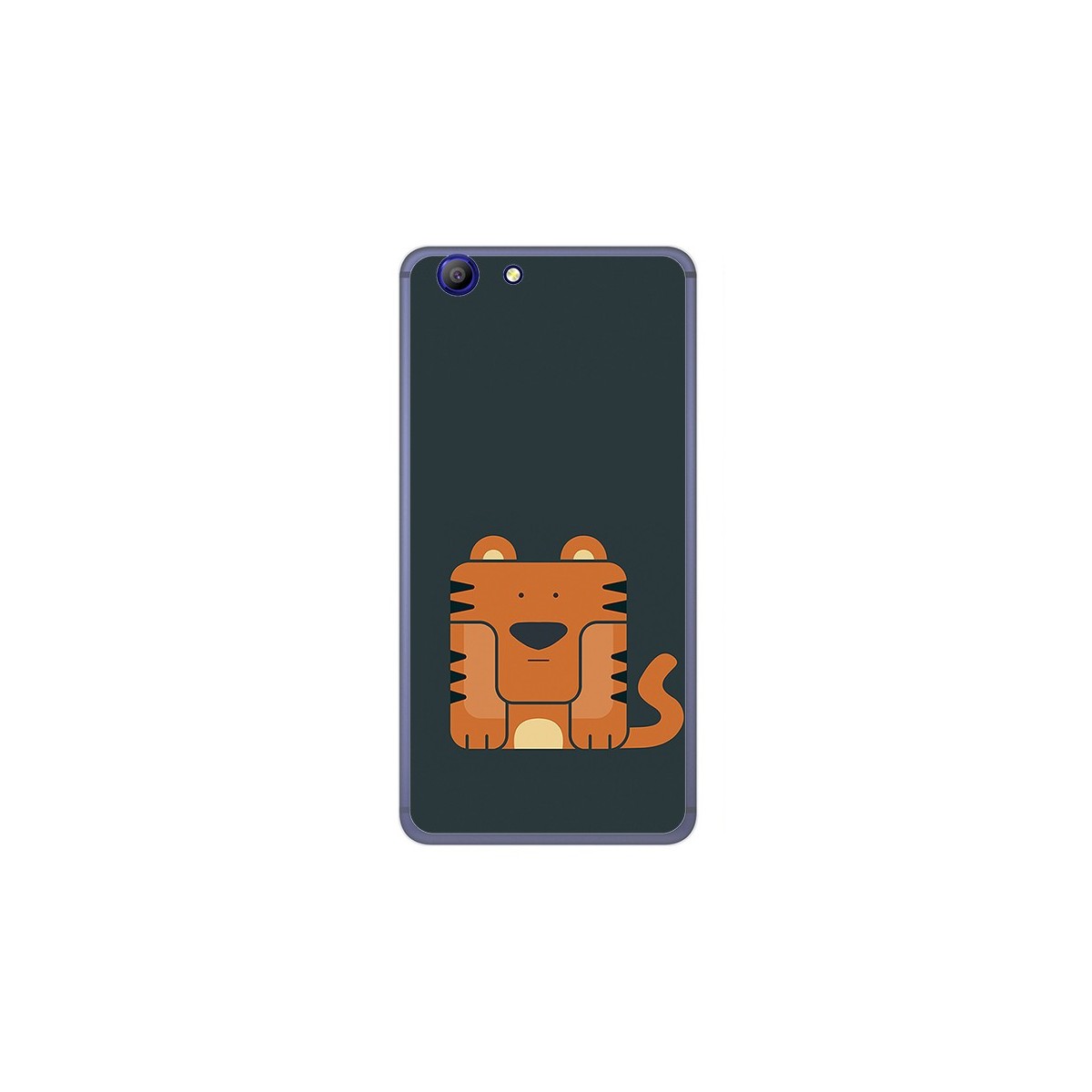 Funda Gel Tpu para Elephone R9 Diseño Tigre Dibujos
