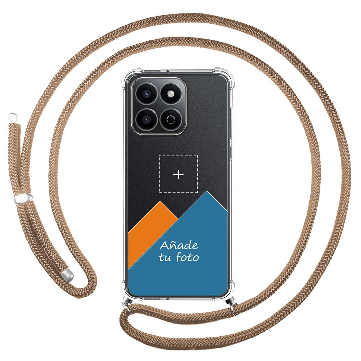 Personaliza tu Funda Colgante Transparente para Huawei Honor 200 Smart 5G con Cordon Camel Dibujo Personalizada