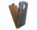 Funda Piel Premium Negra Ultra-Slim para Samsung Galaxy A6 (2018)