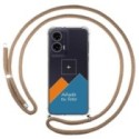 Personaliza tu Funda Colgante Transparente para Motorola Moto G35 5G con Cordon Camel Dibujo Personalizada