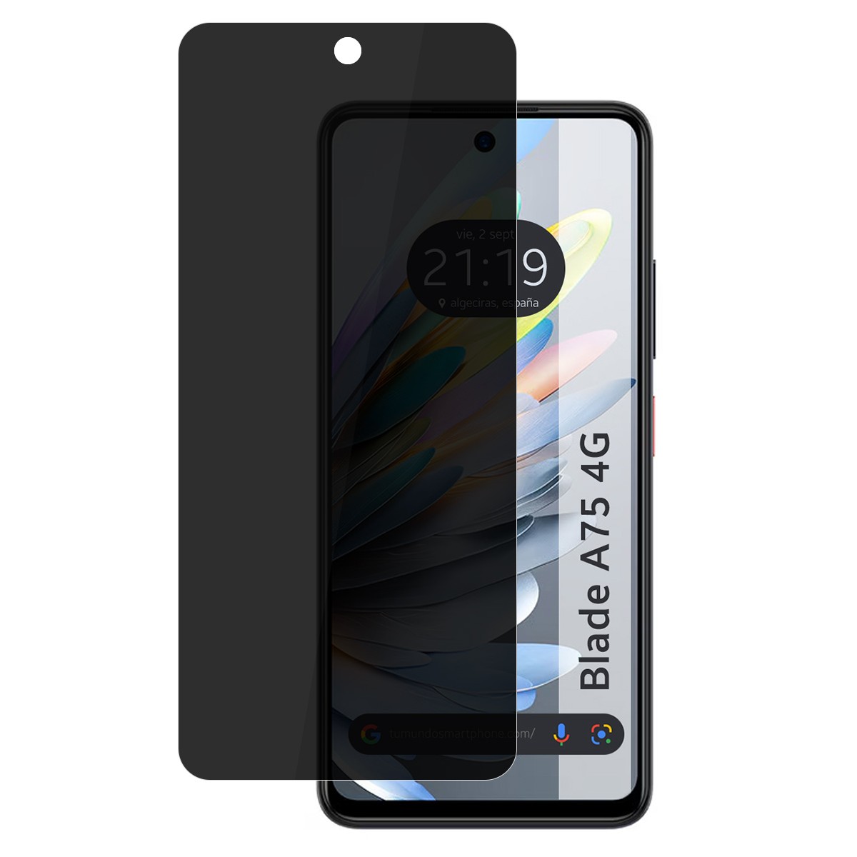 Protector Pantalla Hidrogel Privacidad Antiespías para Zte Blade A75 5G