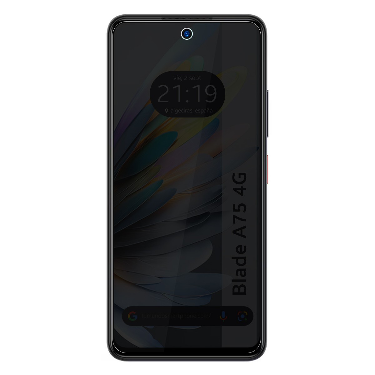 Protector Pantalla Hidrogel Privacidad Antiespías para Zte Blade A75 5G