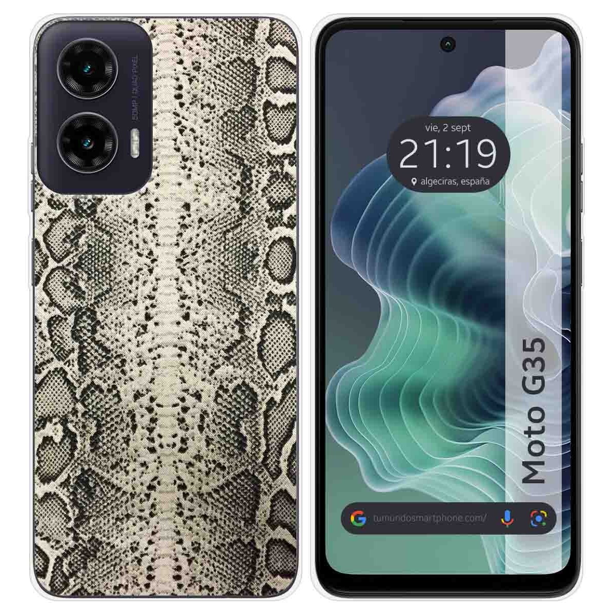 Funda Silicona para Motorola Moto G35 5G diseño Animal 01 Dibujos