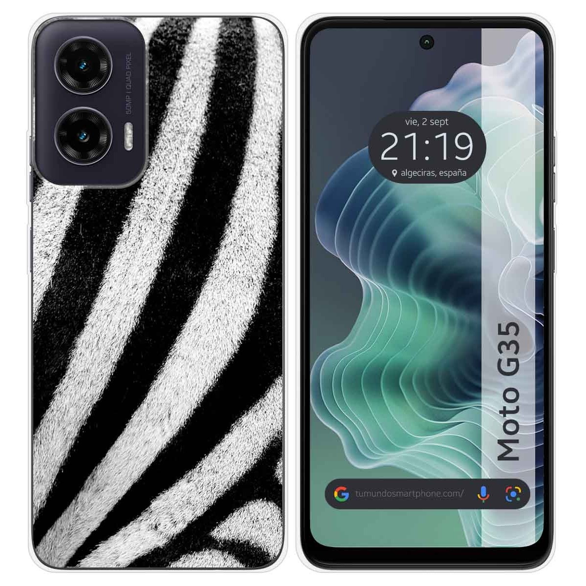 Funda Silicona para Motorola Moto G35 5G diseño Animal 02 Dibujos