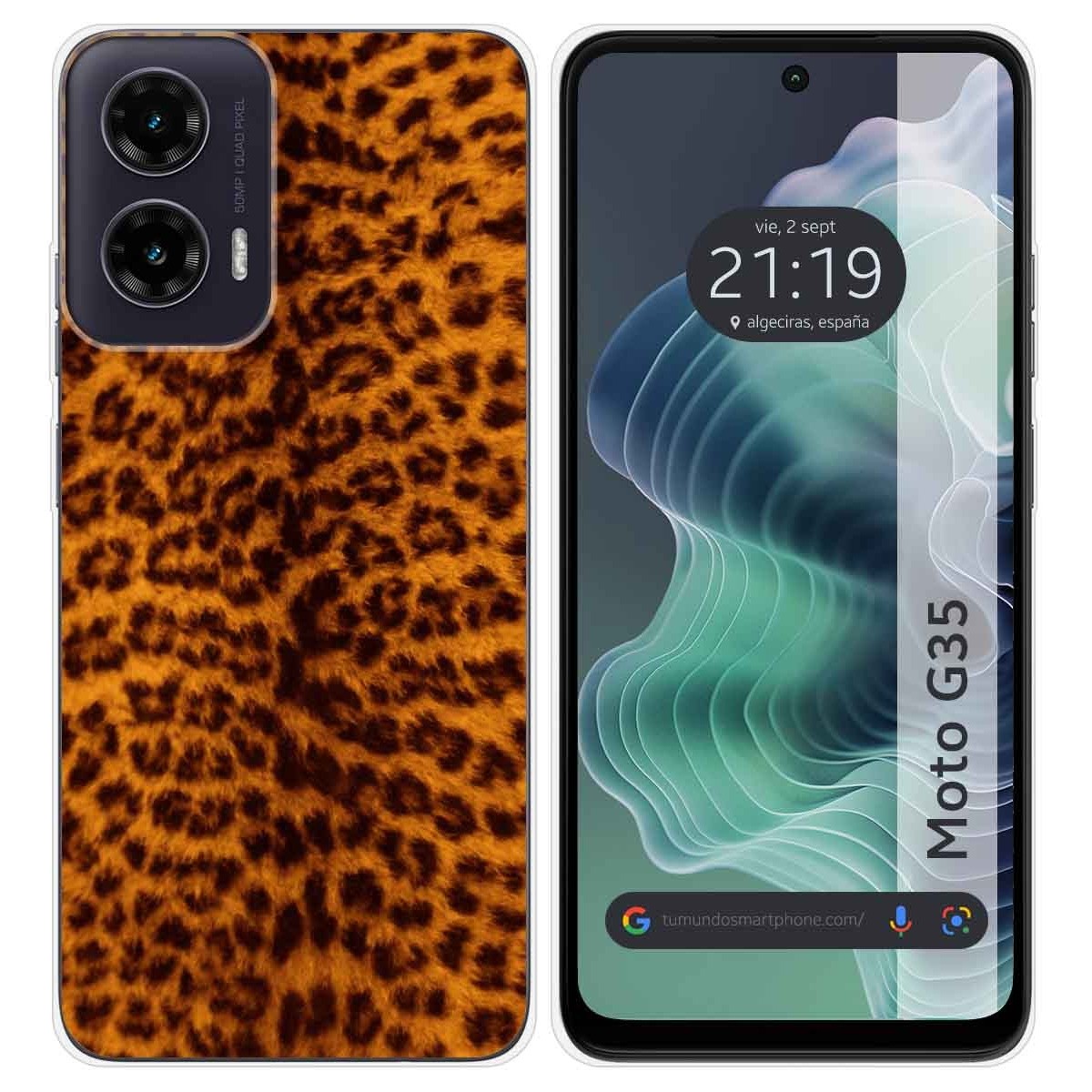 Funda Silicona para Motorola Moto G35 5G diseño Animal 03 Dibujos